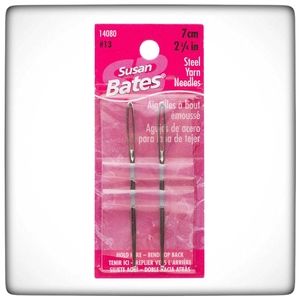Susan Bates Steel Yarn Needles-Set Of 2 Size 13